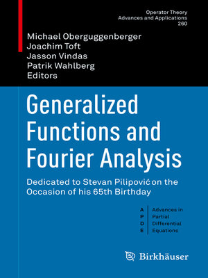 cover image of Generalized Functions and Fourier Analysis